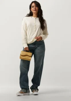 beige vanilia top soft jersey henley