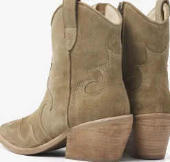 beige via vai enkellaarsjes eveline riley