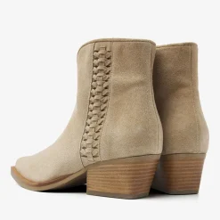 beige via vai enkellaarsjes do serena