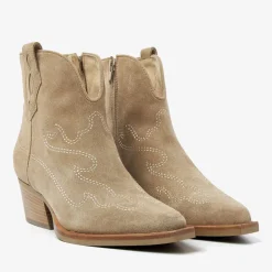 beige via vai enkellaarsjes do olivia