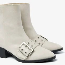 beige via vai enkellaarsjes rose camden