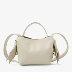 beige via vai handtas nodo fabi