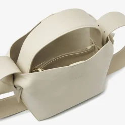 beige via vai handtas nodo fabi