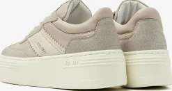 beige via vai lage sneakers isa romi