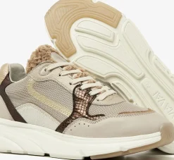 beige via vai lage sneakers vic celia