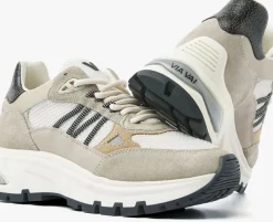 beige via vai lage sneakers liz dae