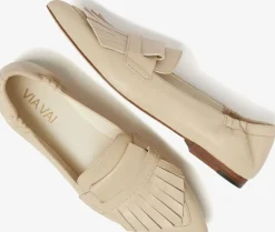 beige via vai loafers lola oakley