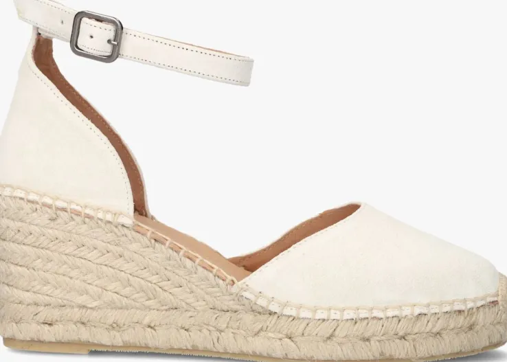 beige via vai sandalen met hak flora braid