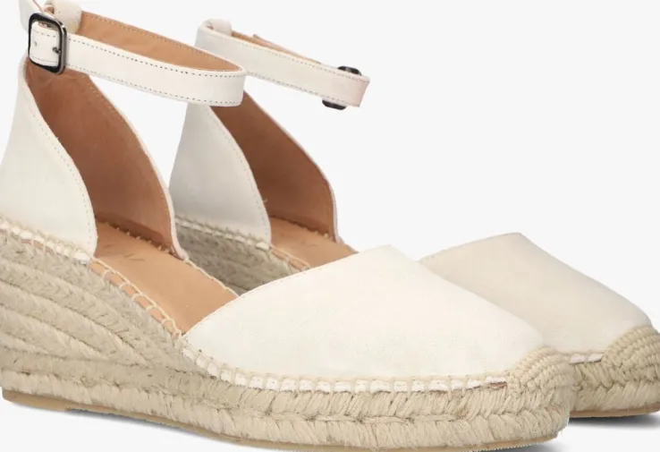 beige via vai sandalen met hak flora braid
