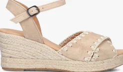 beige via vai sandalen met hak luisa ayla