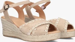 beige via vai sandalen met hak luisa ayla