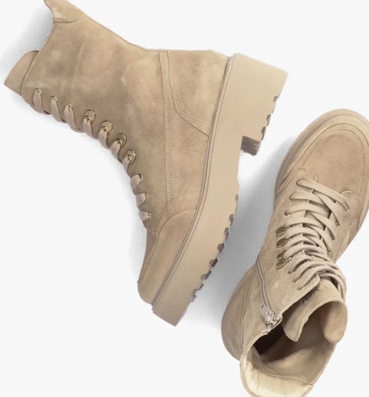 beige via vai veterboots bobbi brick