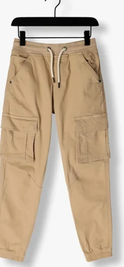 beige vingino cargobroeken colivier