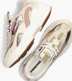 beige vingino lage sneakers vincia