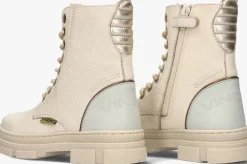 beige vingino veterboots jennifer