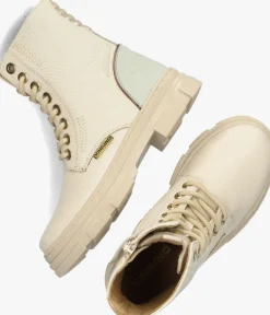 beige vingino veterboots jennifer