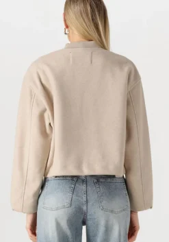 beige withblack jack wblbriella bomber jacket