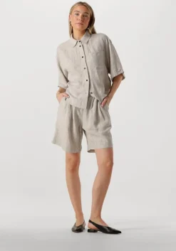 beige withblack korte broek wblwillow long bermuda