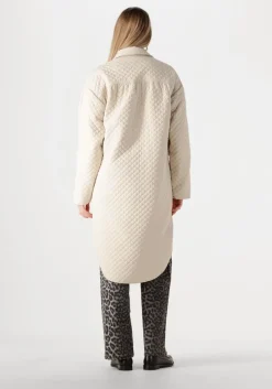 beige withblack mantel wblvilde quilted coat