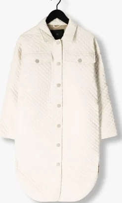 beige withblack mantel wblvilde quilted coat