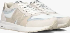 beige woden lage sneakers rigmor reflective