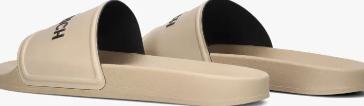 beige woolrich badslippers slide sandal