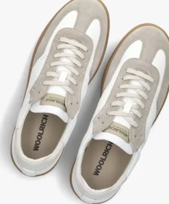 beige woolrich lage sneakers swing court man