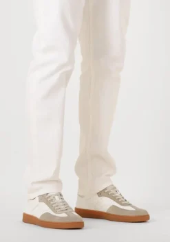 beige woolrich lage sneakers swing court man