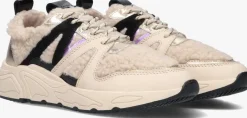 beige wysh lage sneakers carocel