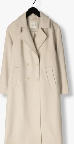 beige y.a.s. mantel yasmargot ls long coat s.