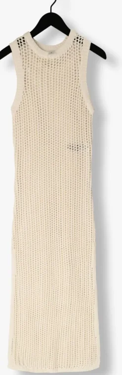 beige y.a.s. maxi jurk yasjoani sl ankle knit dress