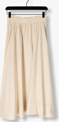 beige y.a.s. maxirok yasflaxy hw ankle skirt noos