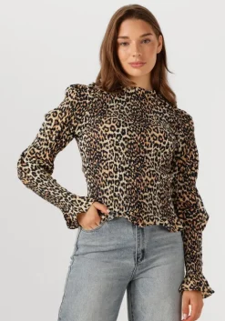 beige y.a.s. top yaschemma ls smock top