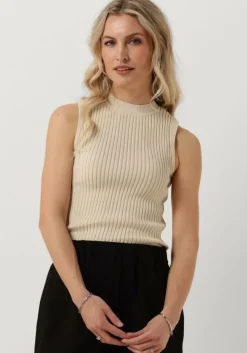 beige y.a.s. top yastanki sl knit top