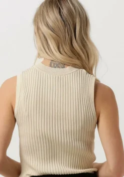 beige y.a.s. top yastanki sl knit top