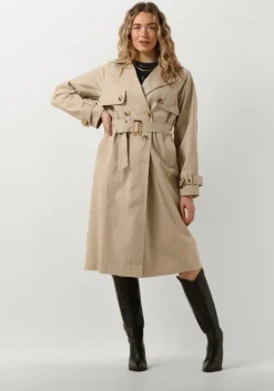beige y.a.s. trenchcoats yasteronimo trench coat