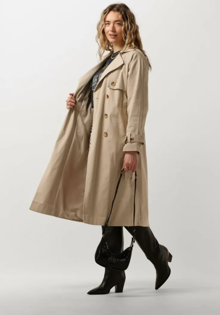 beige y.a.s. trenchcoats yasteronimo trench coat