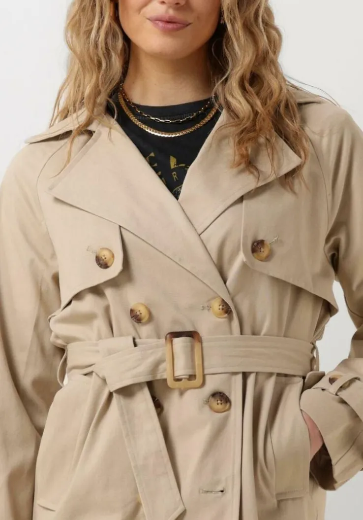 beige y.a.s. trenchcoats yasteronimo trench coat