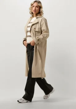 beige y.a.s. trenchcoats yasteronimo trench coat