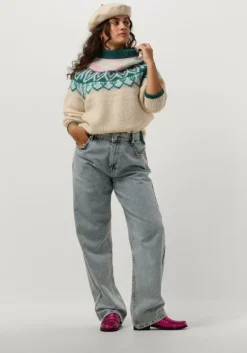 beige y.a.s. trui yasice ls knit pullover