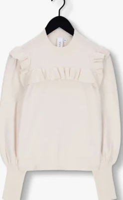 beige y.a.s. trui yasjum ls knit pullover