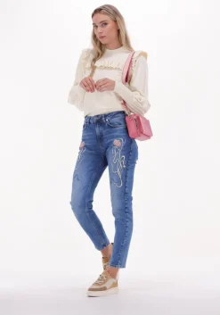 beige y.a.s. trui yasjum ls knit pullover