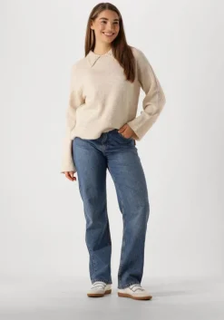 beige y.a.s. trui yasneris ls knit pullover