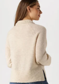 beige y.a.s. trui yasneris ls knit pullover