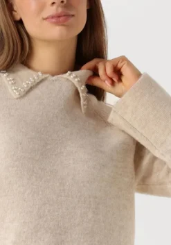 beige y.a.s. trui yasneris ls knit pullover