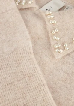 beige y.a.s. trui yasneris ls knit pullover