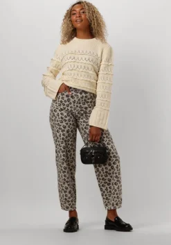 beige y.a.s. trui yastimu ls knit pullover