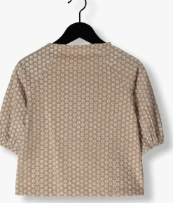 beige your wishes blouses broderie raglan blouse