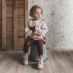 beige your wishes longsleeves confetti collar longsleeve