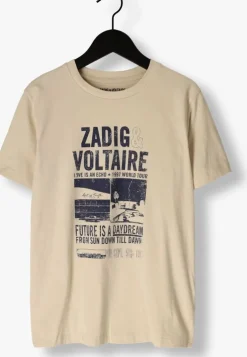 beige zadig & voltaire t-shirt x60367